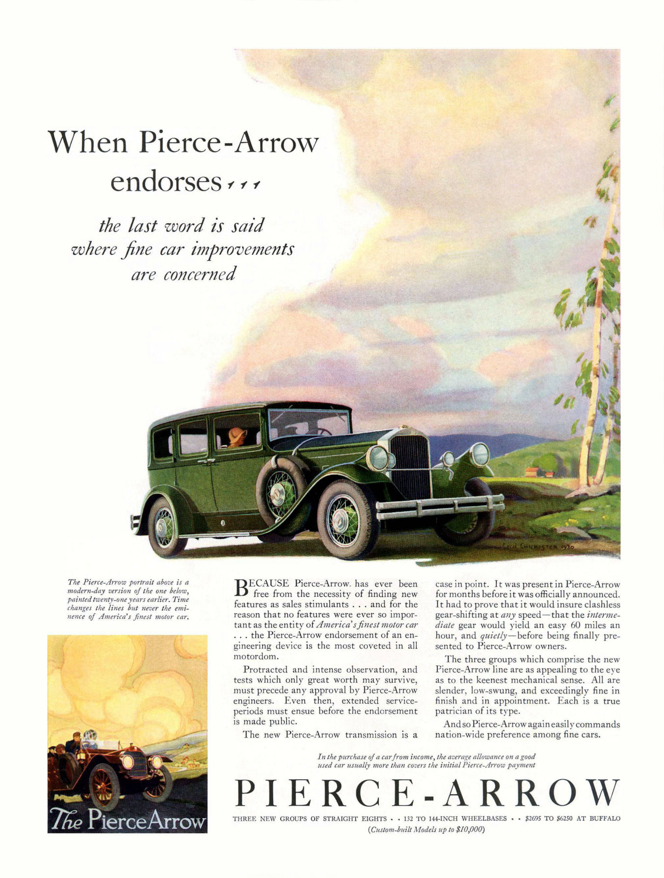 1930 Pierce-Arrow Auto Advertising
